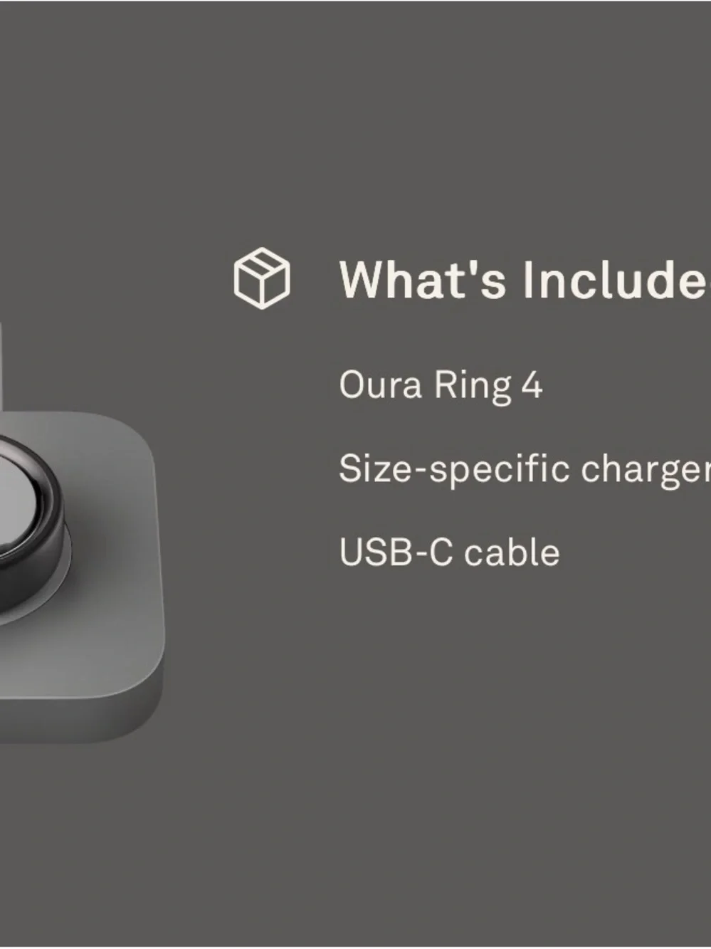Oura ring 4 black